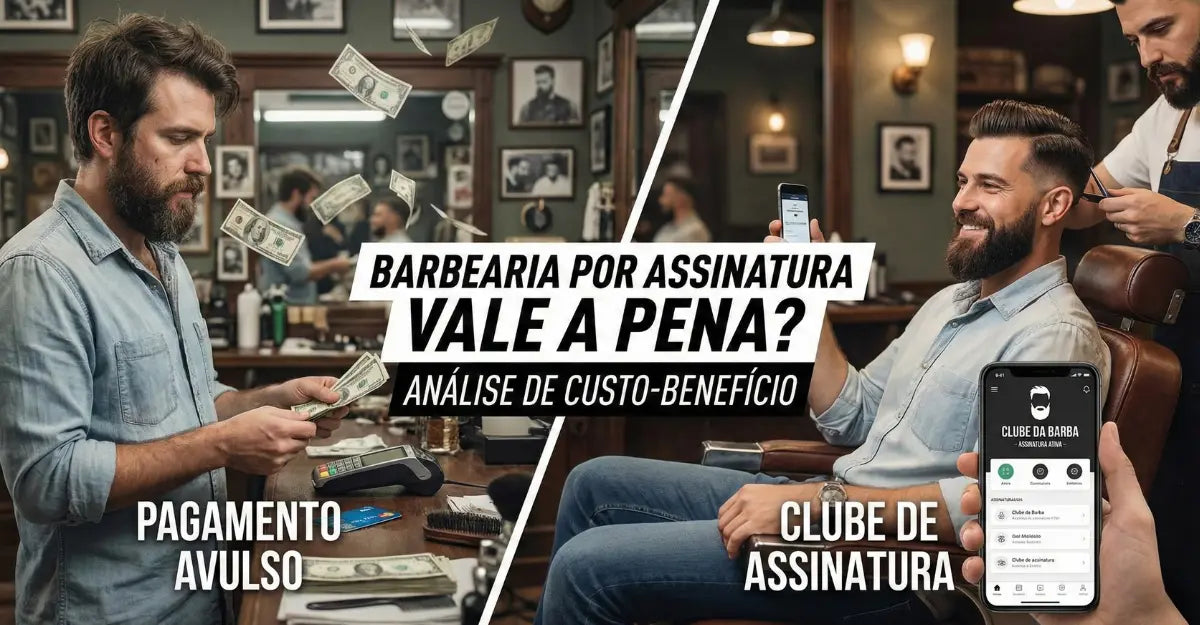 Barbearia por Assinatura Vale a Pena? Calculamos a Economia