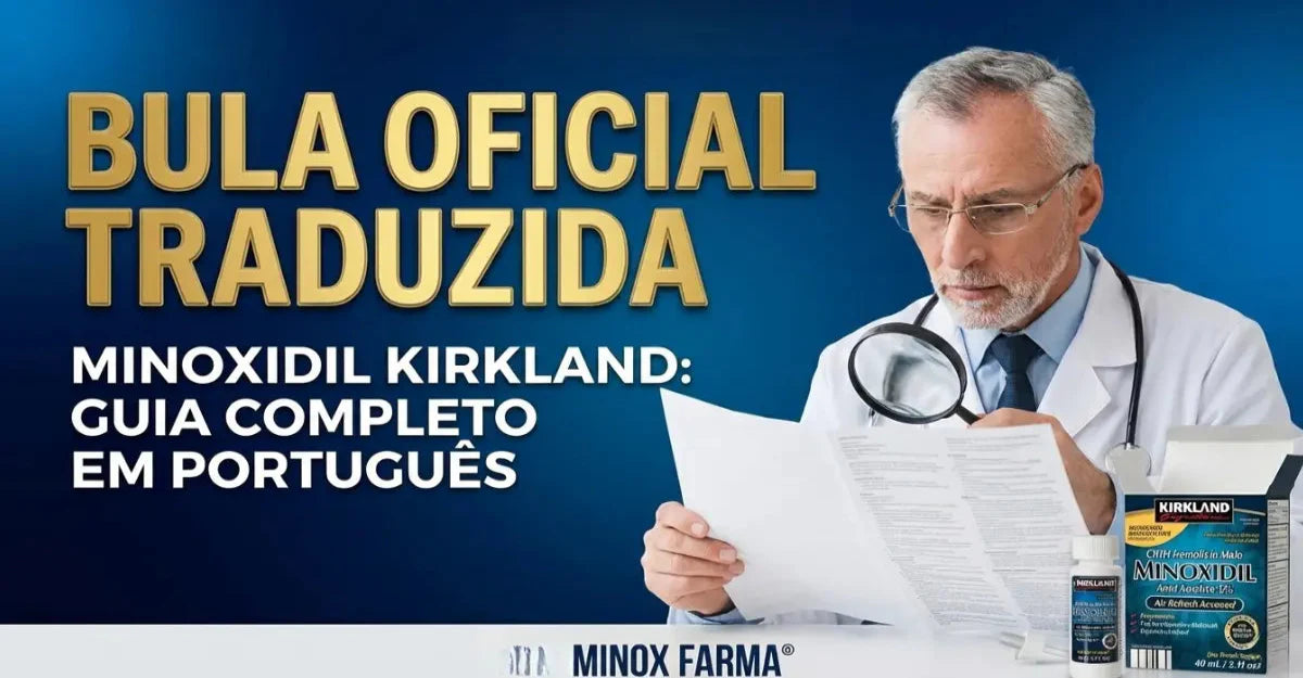 Bula Minoxidil Kirkland: Tradução Oficial Completa (Português)