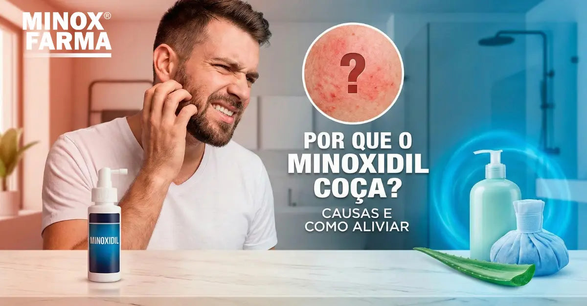 Por que o Minoxidil Coça? Causas e Como Aliviar (Guia)