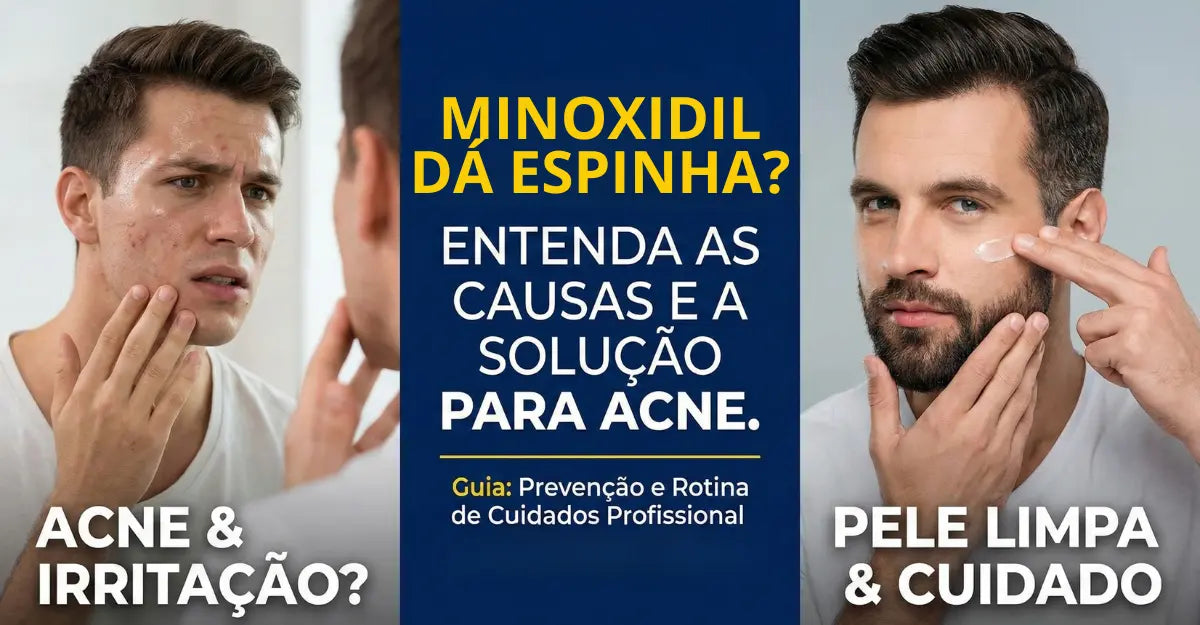 Minoxidil dá Espinha? Entenda as Causas e Como Resolver a Acne
