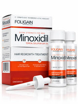 Kit Minoxidil Foligain 5% com 2 frascos totalizando 120ml Original
