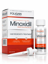 Minoxidil Foligain 5% Original 60ml com caixa, frasco e aplicador