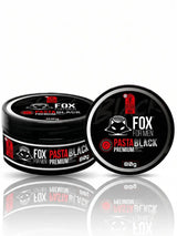 Pomada Modeladora Preta Fox For Men 80g para disfarçar fios brancos no cabelo e barba