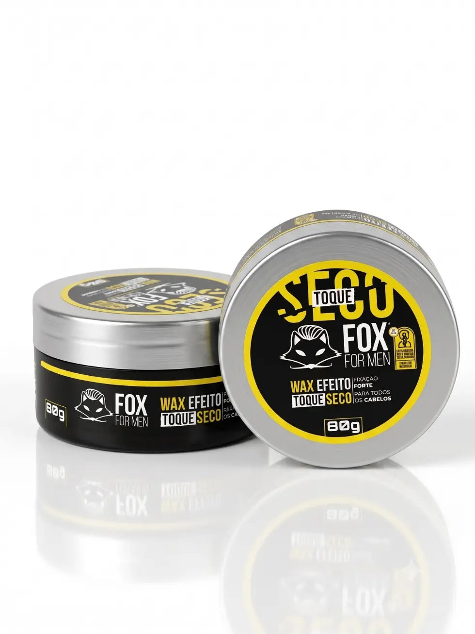 Pomada Modeladora Wax Efeito Toque Seco Fox For Men 80g